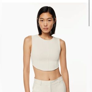 Aritizia babaton gallery sculpt knit tank top